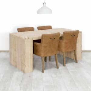 Steigerhouten tafel New York