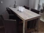 Steigerhouten tafel San Fransisco