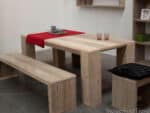 Steigerhouten tafel model Chicago