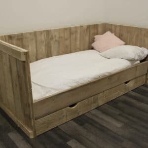 Steigerhouten kajuitbed Stockton