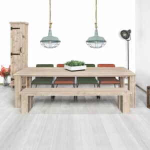 Steigerhouten tafel Denver