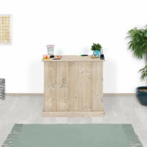 Steigerhouten toonbank Dayton