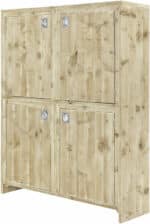 Steigerhouten kast Newport