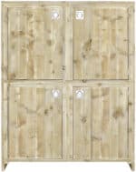 Steigerhouten kast Newport