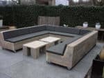 Steigerhouten massieve loungeset Superior