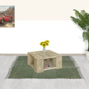 Steigerhouten salontafel Nedeva