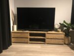 Steigerhouten TV meubel Mariposa met 4 laden