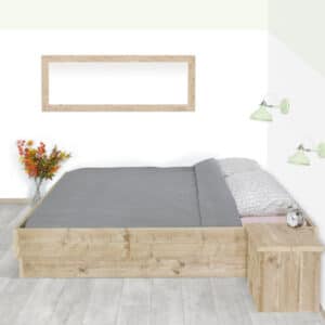 Steigerhouten bed Marlin