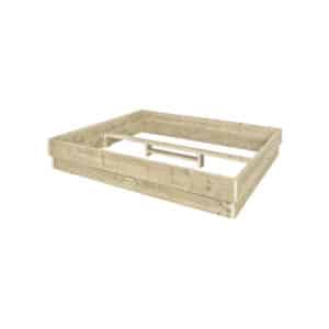 Steigerhouten bed Marlin