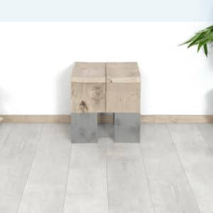 Steigerhouten krukje Bert