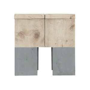 Steigerhouten krukje Bert