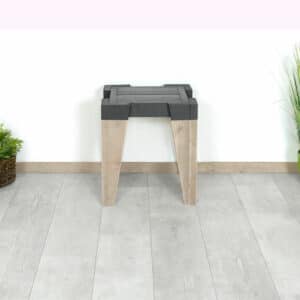 Steigerhouten krukje Rene