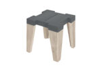 Steigerhouten krukje Rene
