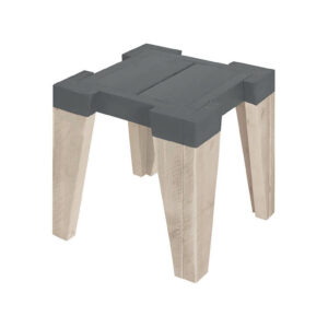 Steigerhouten krukje Rene