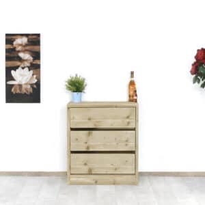 Steigerhouten ladekast Ada