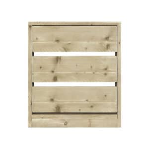 Steigerhouten ladekast Ada