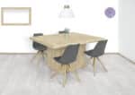 Steigerhouten tafel Chadron