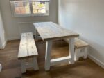 Steigerhouten tafel Muray