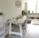 Steigerhouten tafel Muray