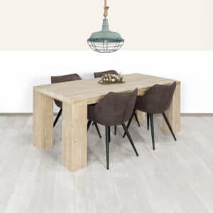 Steigerhouten tafel Columbus