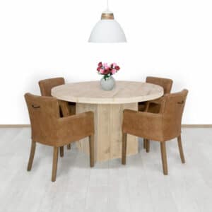 Steigerhouten tafel Crane