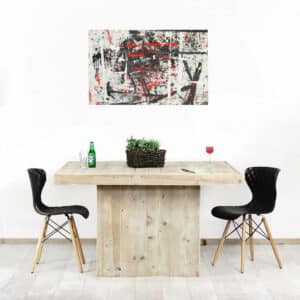 Steigerhouten tafel Pierre