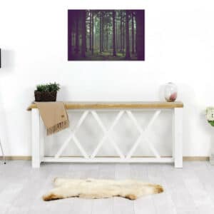 Steigerhouten sidetable Forks