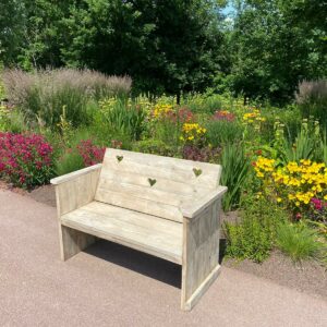 Steigerhouten tuinbank Riverbend