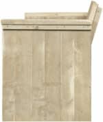 Steigerhouten tuinbank Riverbend