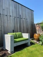 Steigerhouten tuinbank Rochester