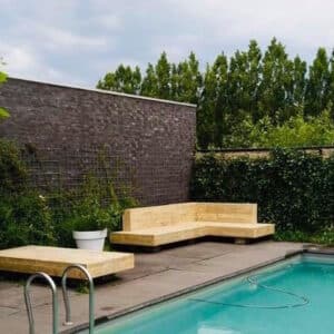 Steigerhouten design loungebank Randstad