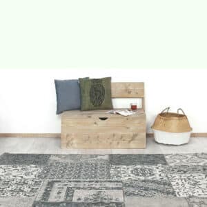 Steigerhouten bankje Den Bosch