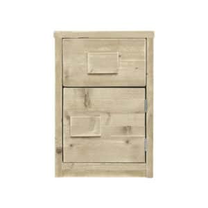 Steigerhouten nachtkastje Munchie