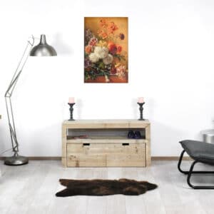 Steigerhouten sidetable Lola