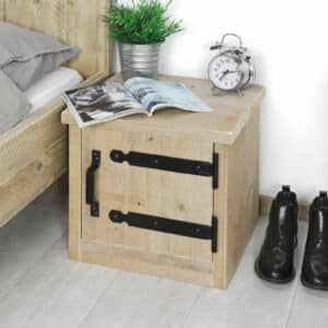 Steigerhouten nachtkastje Limbo