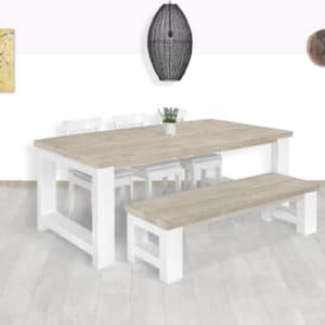 Steigerhouten tafel Tula