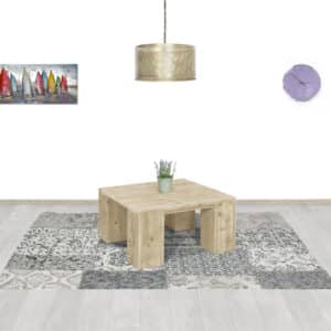 Steigerhouten salontafel Theba