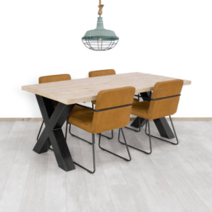 Steigerhouten tafel Bangor
