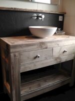 Steigerhouten badkamermeubel Spur