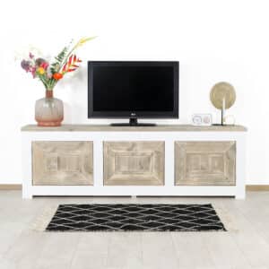 Steigerhouten TV meubel Almere in landelijke stijl