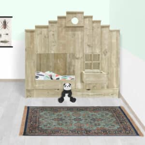 Steigerhouten bed Hunter