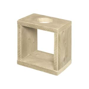 Steigerhouten bloembak Troy