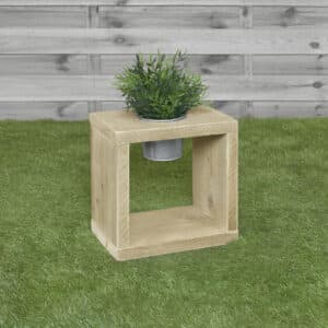 Steigerhouten bloembak Troy