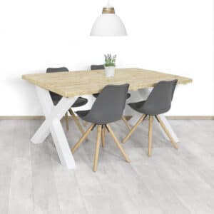 Steigerhouten tafel Haskell