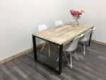Steigerhouten tafel Clover