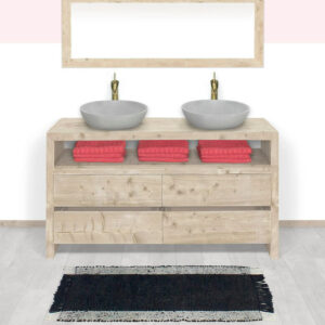 Steigerhouten badmeubel Devine