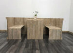 Steigerhouten Tafelbank Boomer