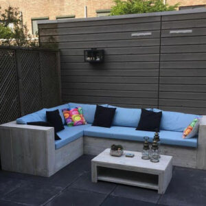 Steigerhouten Tuinset Melvern