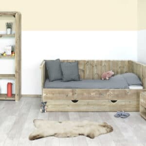 Steigerhouten kajuitbed Stockton