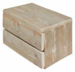 Steigerhouten nachtkastje Hyden